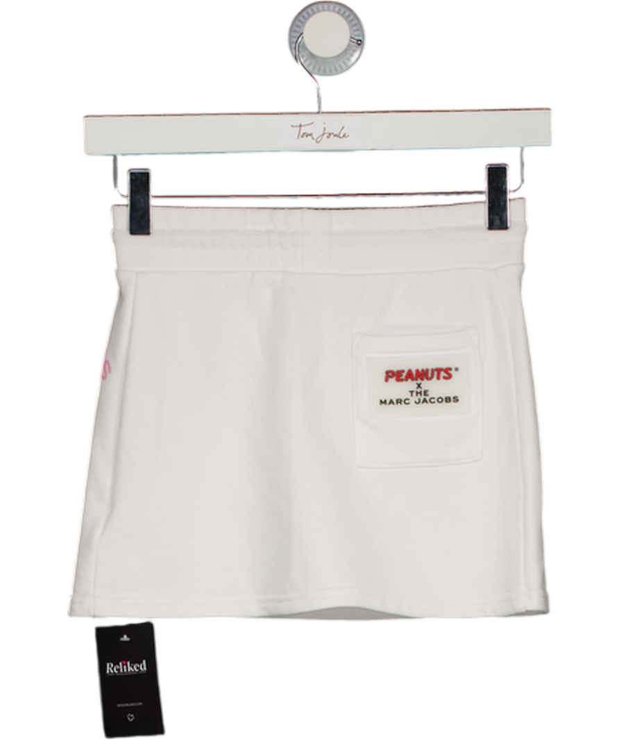 Marc Jacobs White X Peanuts Snoopy Sport Skirt 10 Years