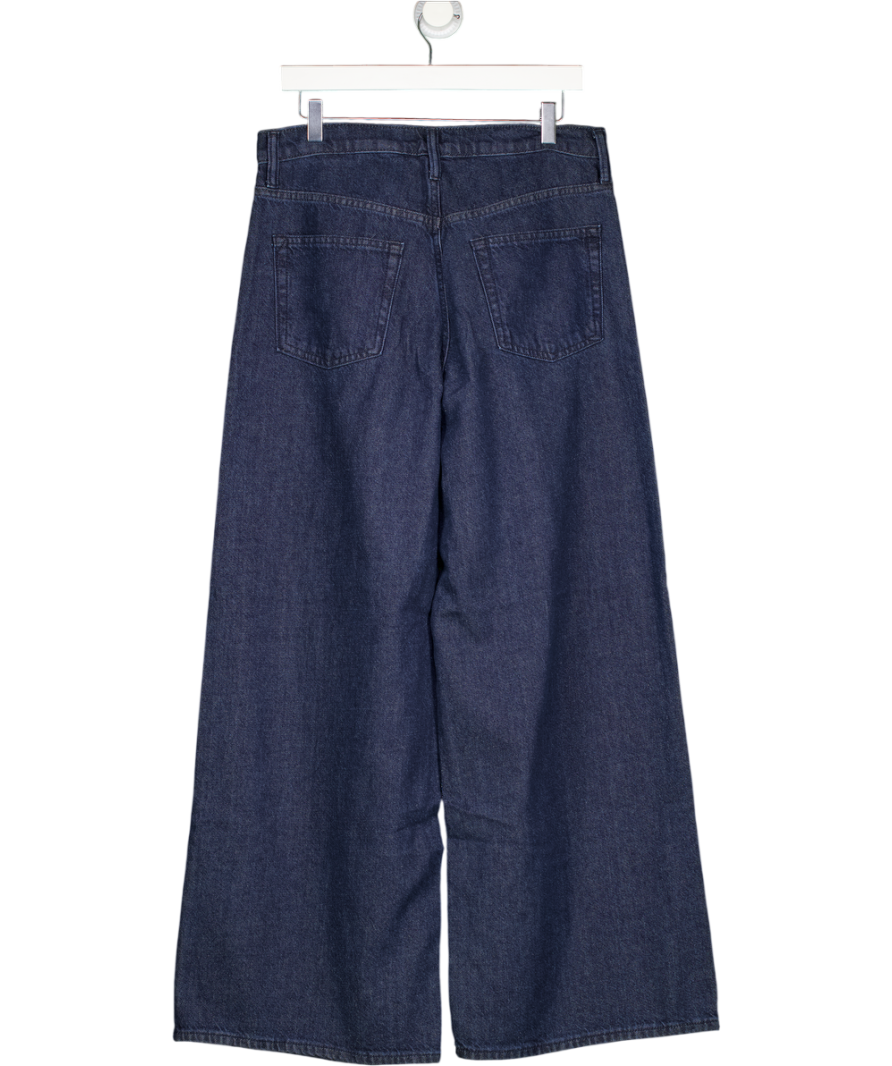 GAP Dark Blue Soft Denim Baggy Mid Rise Jeans 6r W28