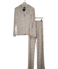 Odd Muse Cream Button Up Pyjama Set UK M