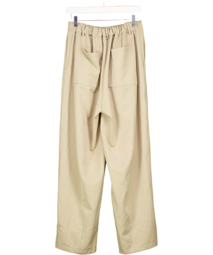 SWEATS Pleated Pant - Sand Beige UK L