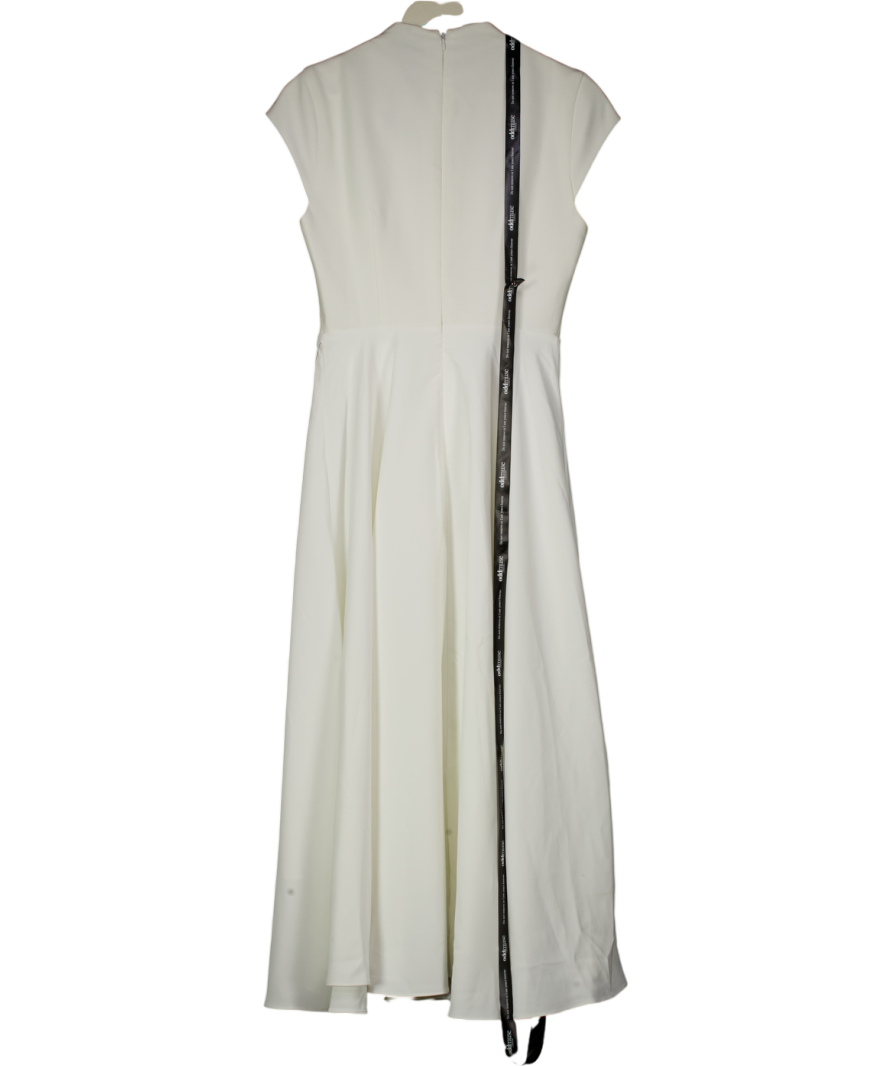 ODDMUSE Cap Sleeve Midi Dress   White  Regular Price UK M