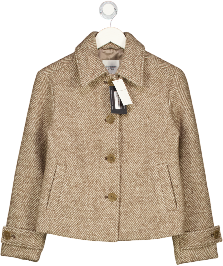 ZARA Beige Reversible Double-faced Jacket UK S