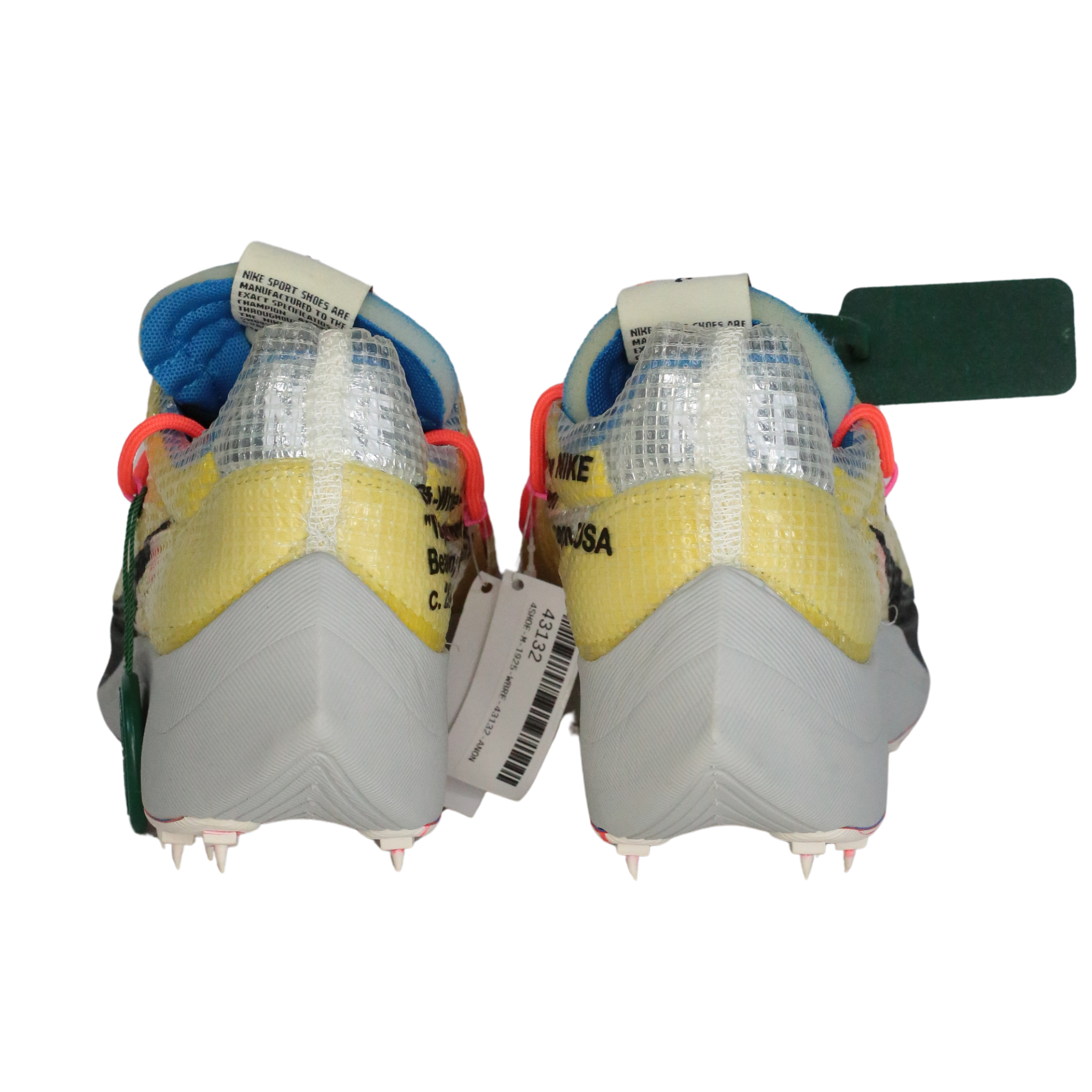 Nike X Off White Vapor Street Off-white Tour Yellow UK 6.5 EU 40.5 👞