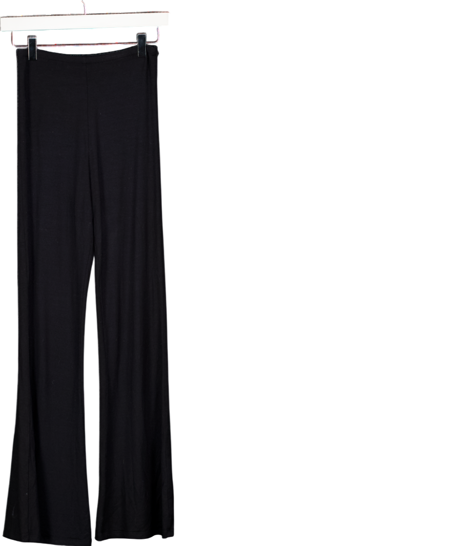 KLAYD Black Jersey Every Day Flared Lounge Trouser UK M