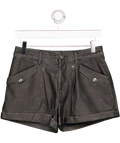 FREE PEOPLE Black We The Free West Lake Vegan Shorts UK 6
