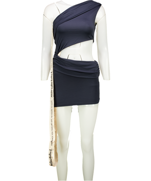 Mars the Label Black Zeta Mini Dress UK 8