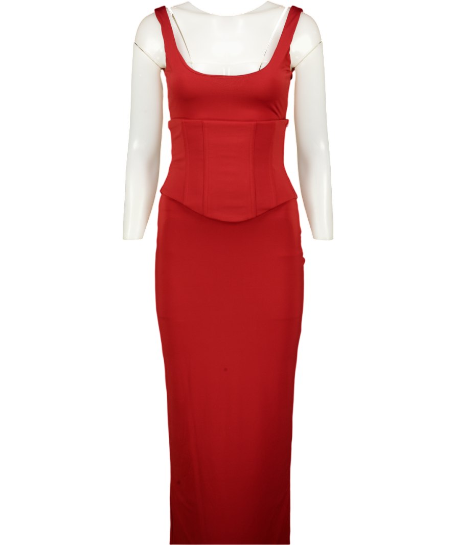 Mars the Label The Sandra Scoop Maxi In Red UK 8