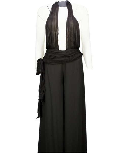 Rat & Boa Montana Black Jumpsuit UK M