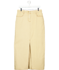 Karen Millen Beige Stone Denim Maxi Skirt UK 12