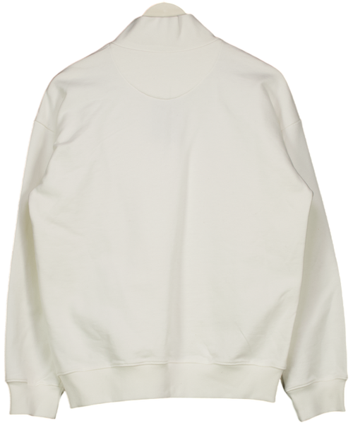 Alex Eagle White The Berwick Crew Neck Sweatshirt UK L