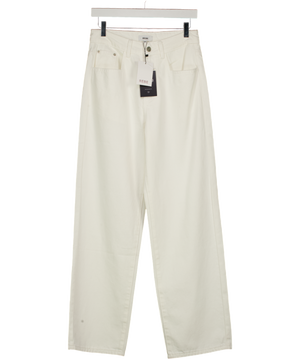 REBE White High Waist Straight Leg Freddy Jeans UK XS