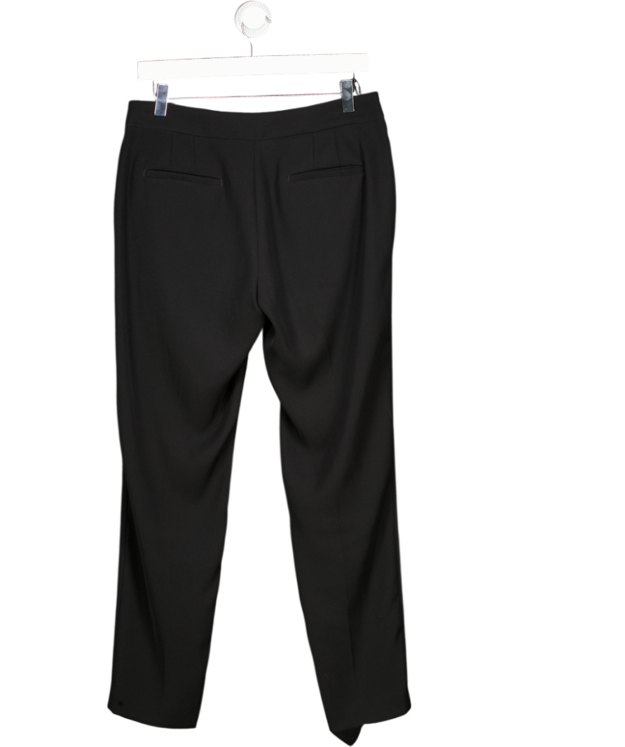 Pied a terre Black Tailored Cigarette Trousers UK 10