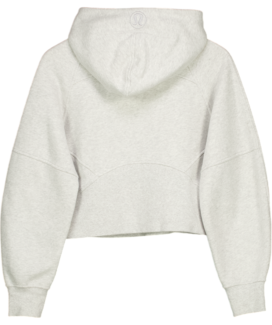 Lululemon Grey Scuba Oversized Half-zip Hoodie UK S