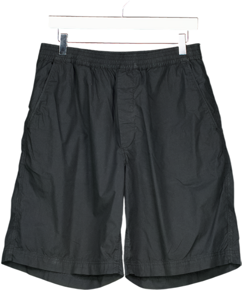 American Vintage Black 100% Cotton Relaxed Shorts Bailow UK M/L