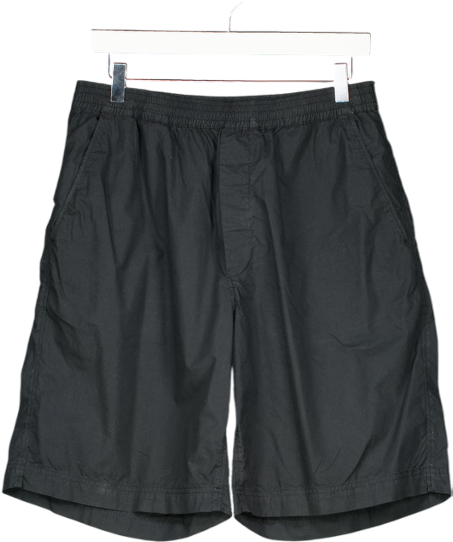 American Vintage Black 100% Cotton Relaxed Shorts Bailow UK M/L
