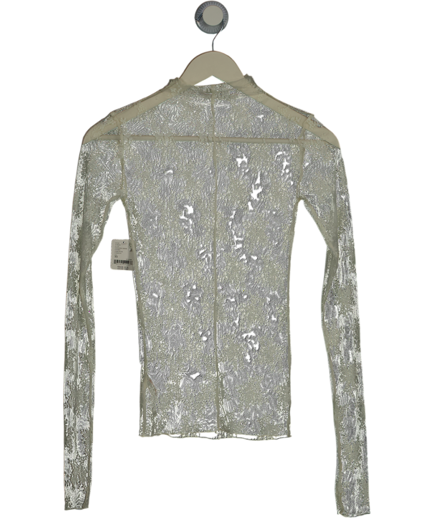 Free People Cream Lady Lux Layering Top UK XS