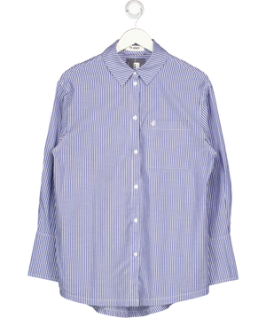 4th & Reckless Blue & White Striped Shirt UK 12