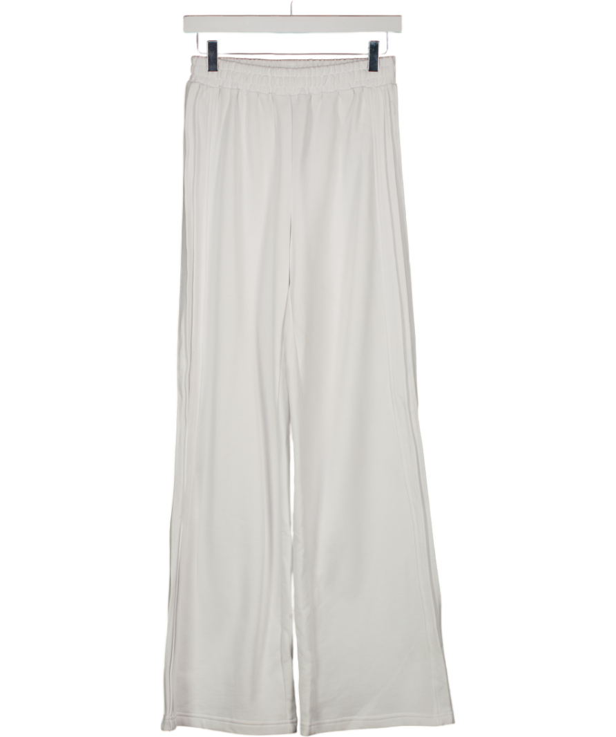 WHITE FOX White Wide Leg Joggers UK S