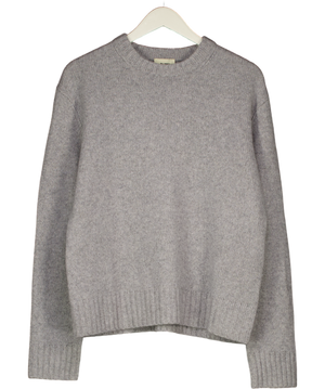 DL1961 Grey Ashen Supersoft Luxury Crew Neck Jumper UK S