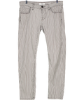 Moschino Black B8e1 Straight Leg Striped Jeans W29