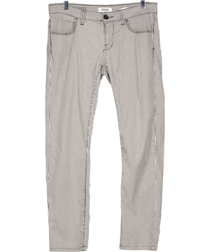 Moschino Black Straight Leg Striped Jeans W29