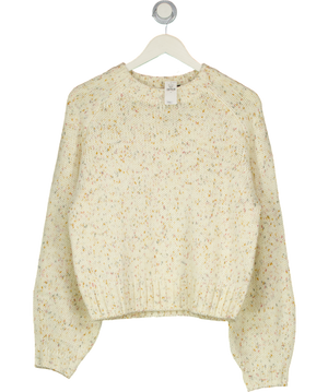 GAP Cream Soft Touch Flecked Knitted Jumper UK XS