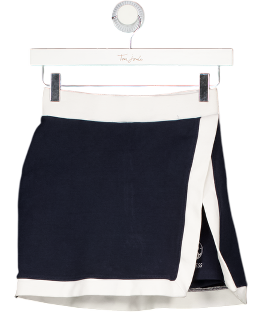GUESS Navy & White Embroidered Logo Activewear Skort UK XS