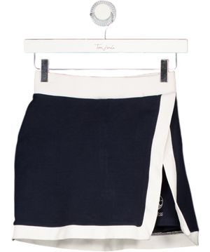 GUESS Navy & White Embroidered Logo Activewear Skort UK XS