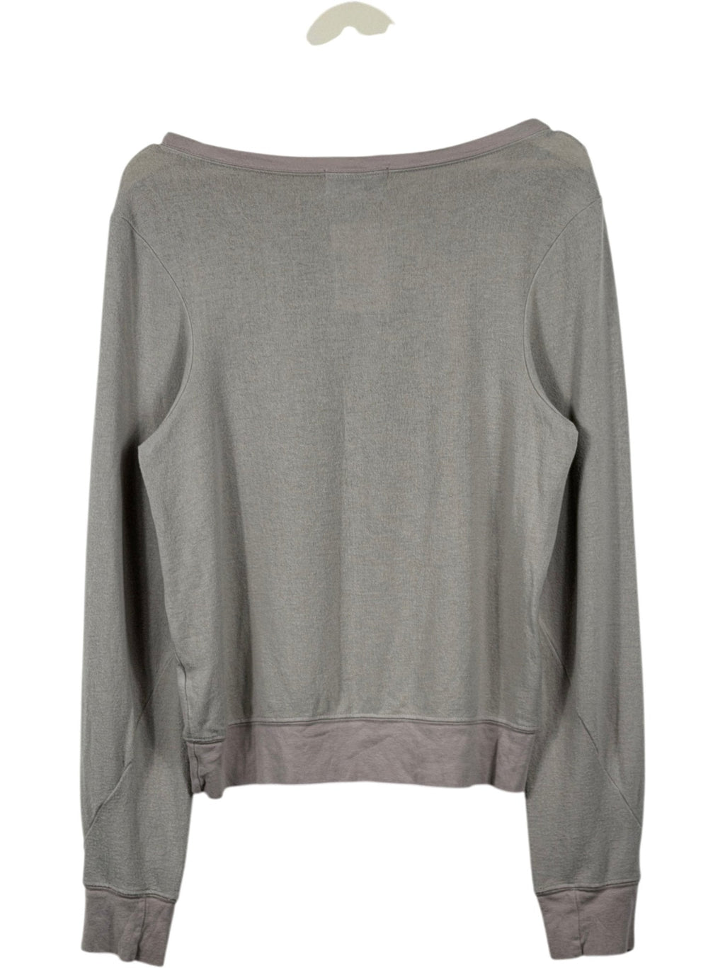 WILDFOX Grey Glitter Heart Supersoft Sweatshirt UK S