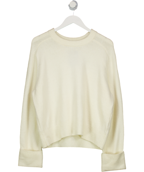 Abercrombie & Fitch Cream Madeline Crew Sweater UK M