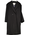 The Couture Club Longline Overcoat - Black UK S