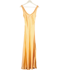 WEEKDAY Orange Satin Noemi Slip Dress UK 8