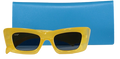 Valeye Yellow The Val Sunglasses One Size