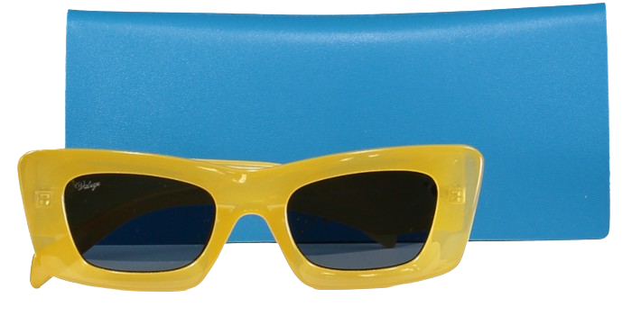 Valeye Yellow The Val Sunglasses One Size