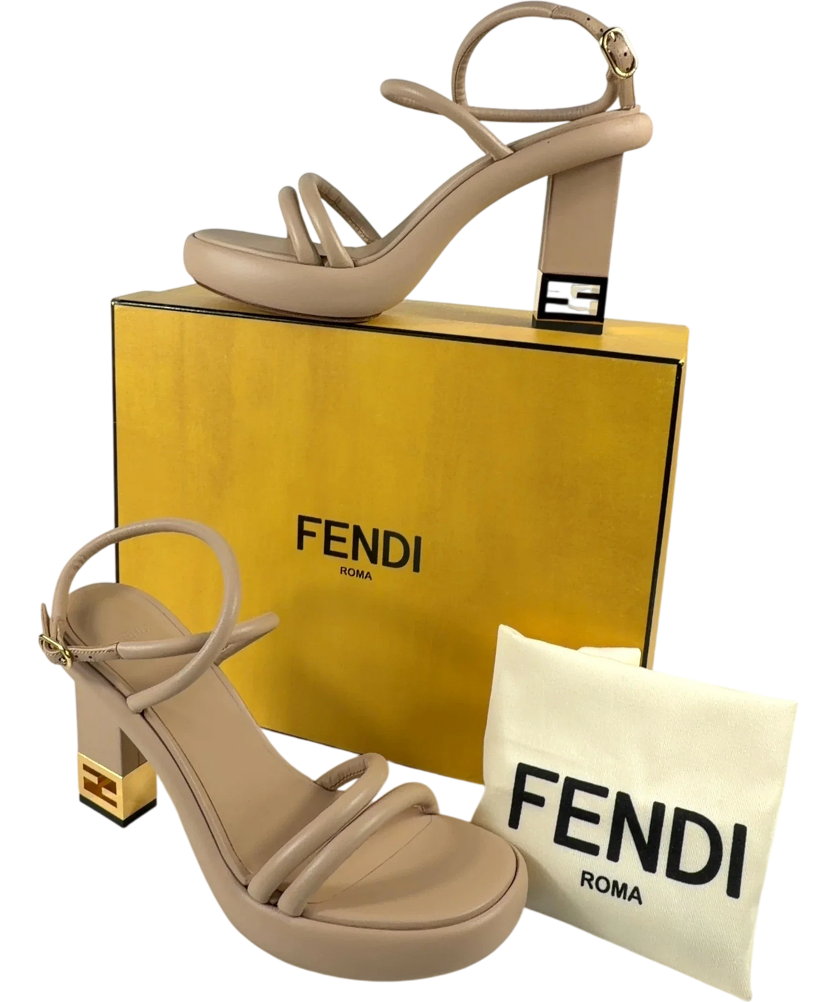 Fendi Beige Colour, size UK 6 EU 39 👠 — front