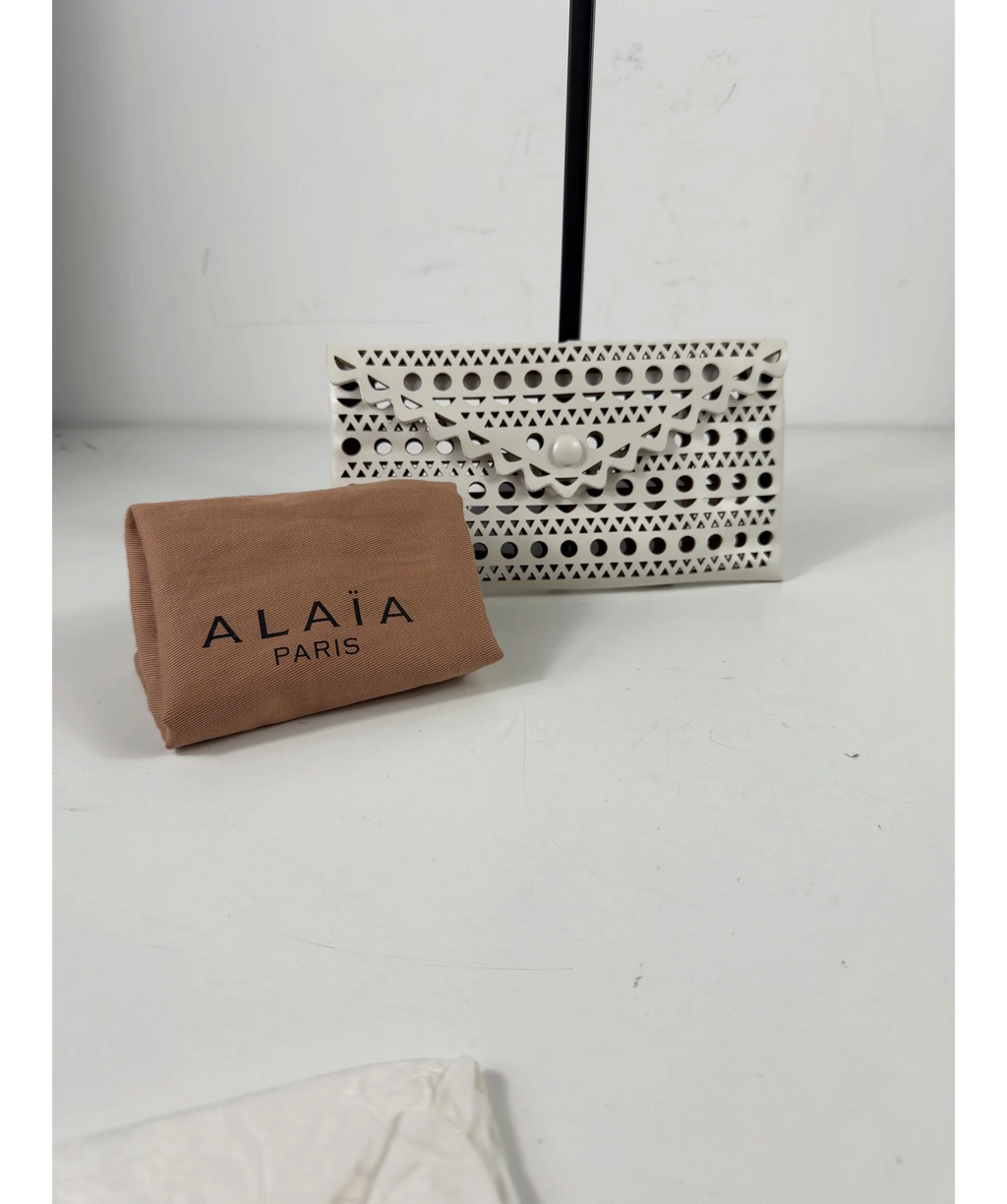 ALAIA White Colour — care label