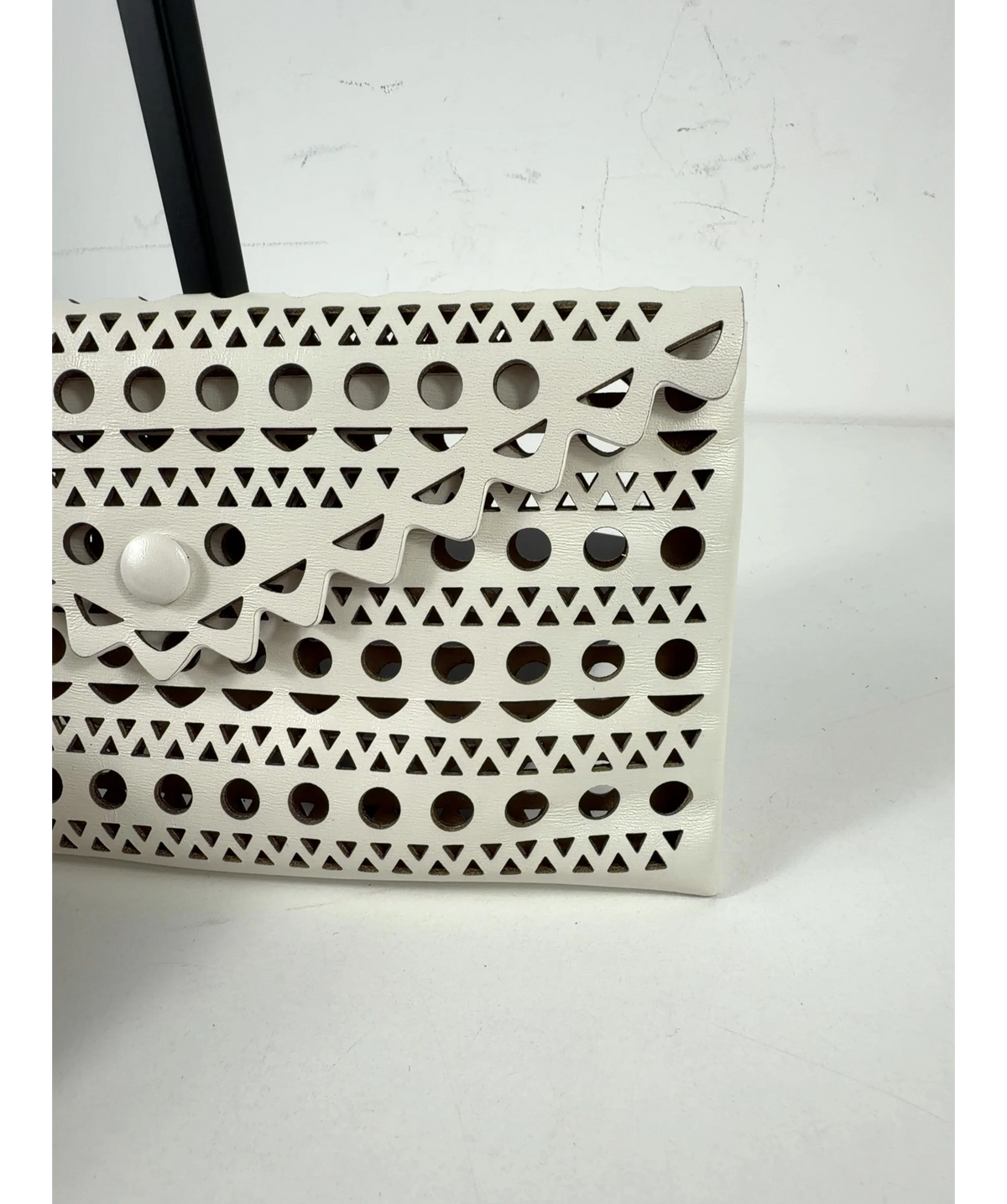 ALAIA White Colour — fabric detail