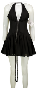 L'EAU Black Harper Corset Mini Dress UK XS