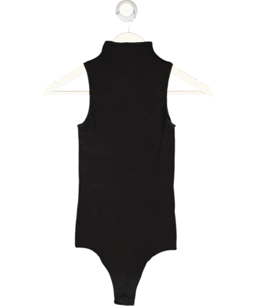 COMMANDO Black High Neck Sleeveless Bodysuit One Size
