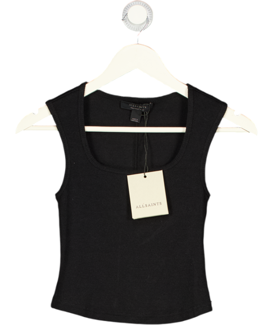 AllSaints Black Cruz Slim Fit Bodice UK 6