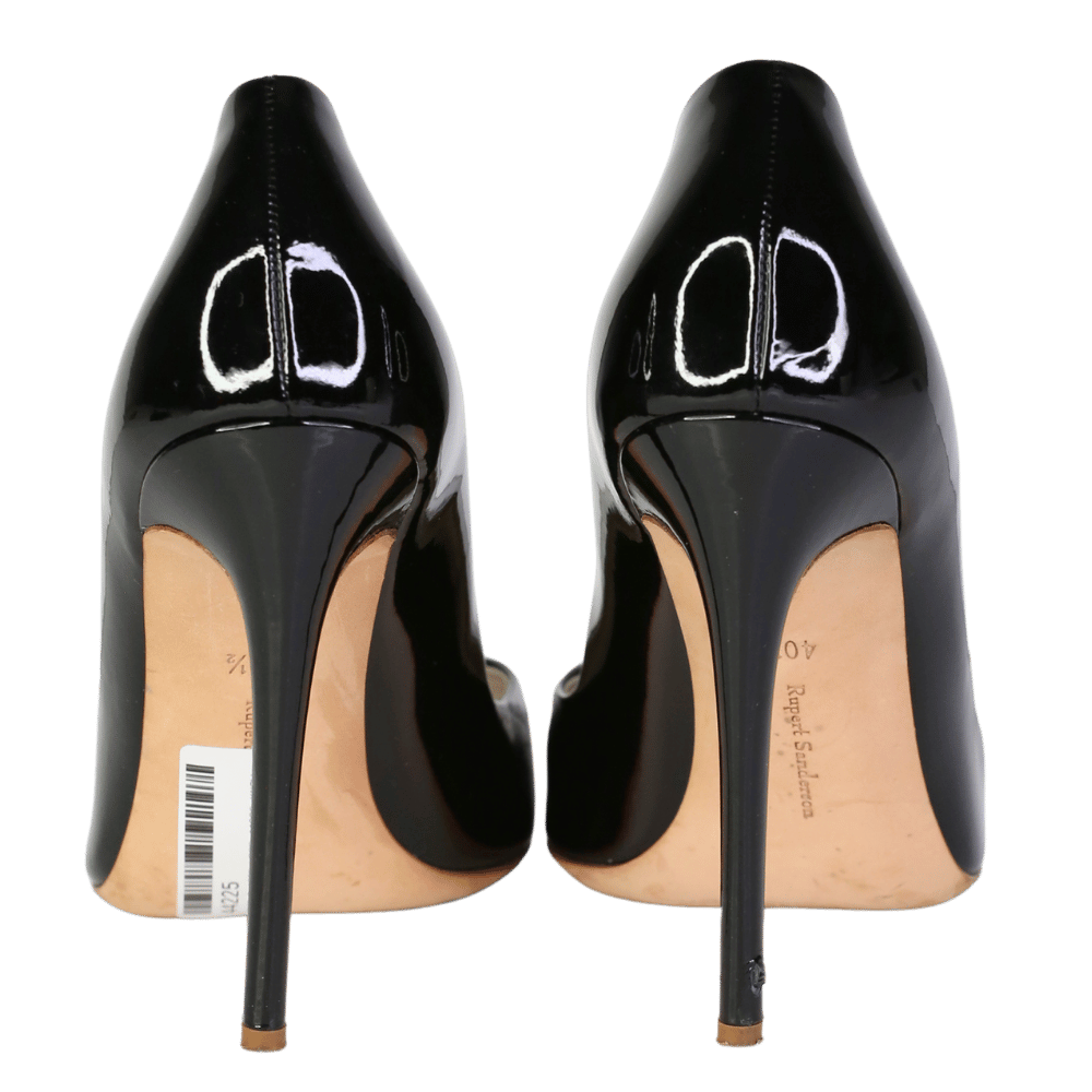 Rupert Sanderson Black 'seville' Patent Leather Pumps UK 7.5 EU 40.5 👠