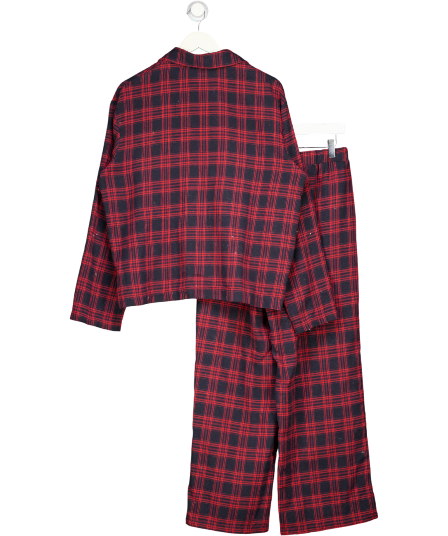 WHITE FOX 2-piece Navy / Red That Time Of Year Pyjama Set UK S/M