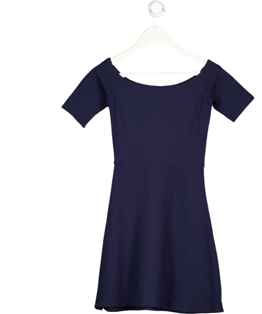 Claudie Pierlot Navy Blue Fit & Flare Mini Dress UK S