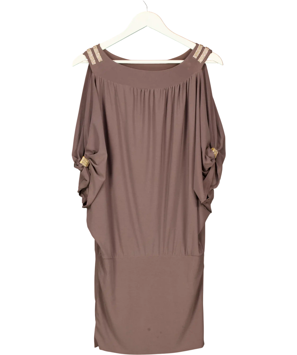 Flam Mode Grey Spring Dress UK S