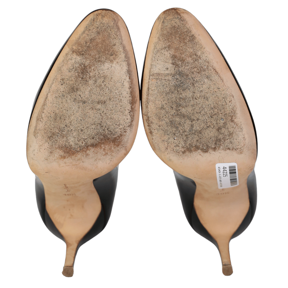 Rupert Sanderson Black 'seville' Patent Leather Pumps UK 7.5 EU 40.5 👠