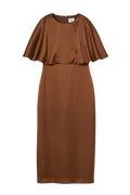 TUCKERNUCK Chocolate Brown Cape Leah Dress Us4 UK 8