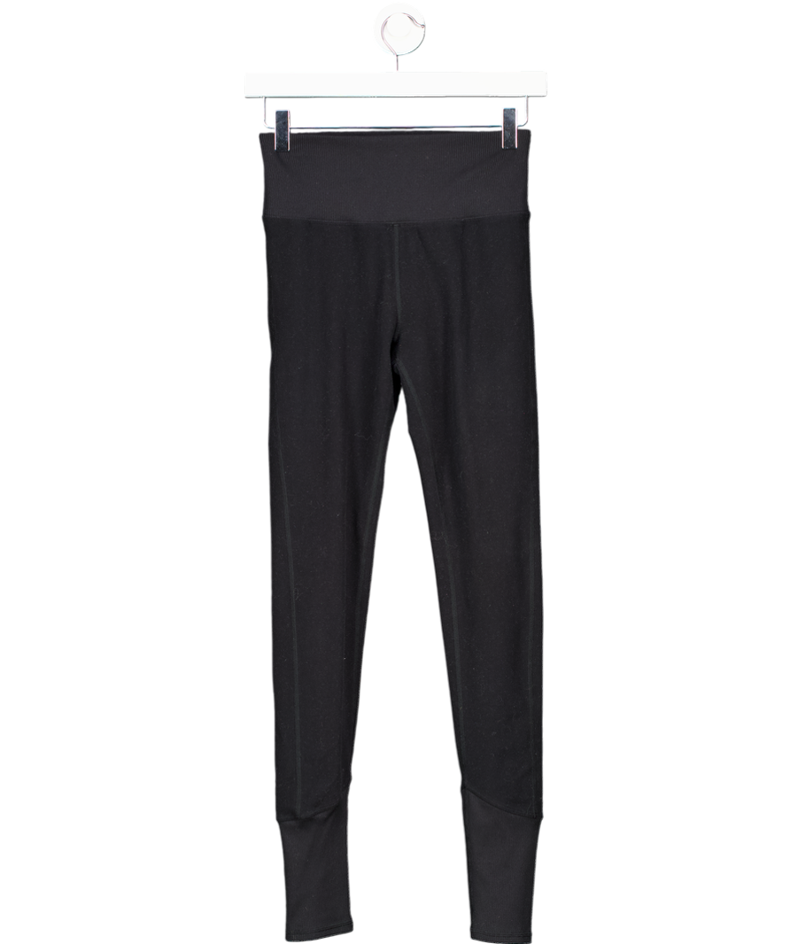alo yoga Black Inversion Rib Legging UK S