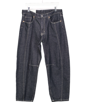 H&M Blue Loose Fit Barrel Leg Jeans UK 12