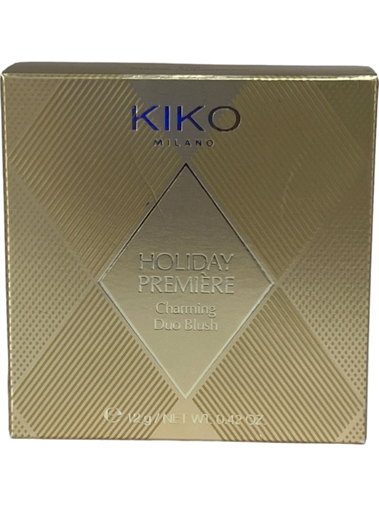 KIKO Milano Gold Holiday Premiere Charming Duo Blush Sealed 02 Mauve Appearance
