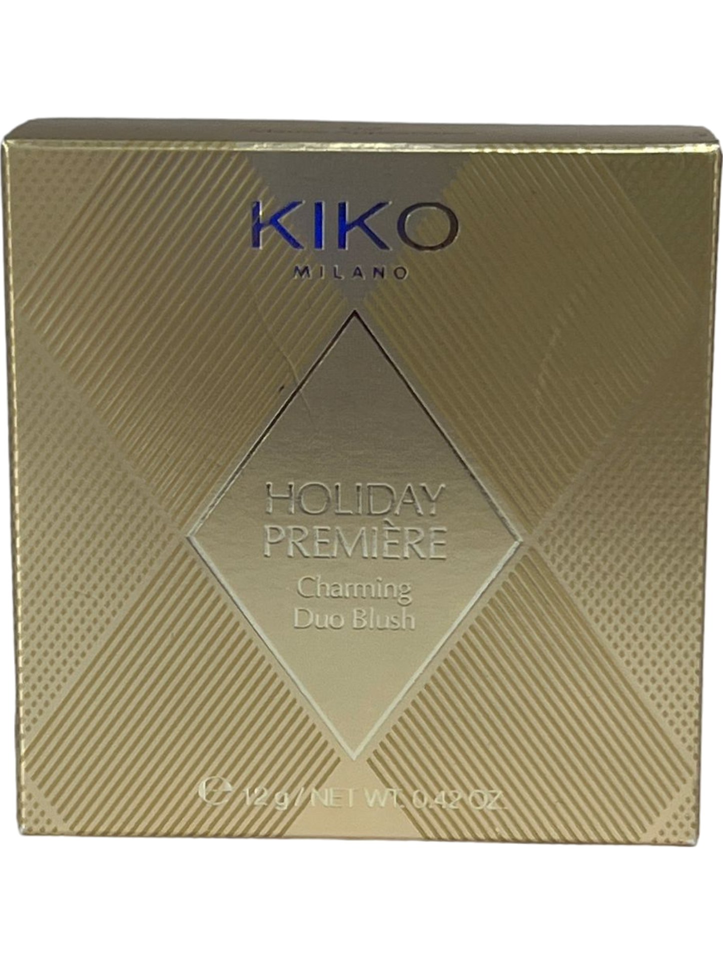 KIKO Milano Gold Holiday Premiere Charming Duo Blush Sealed 02 Mauve Appearance